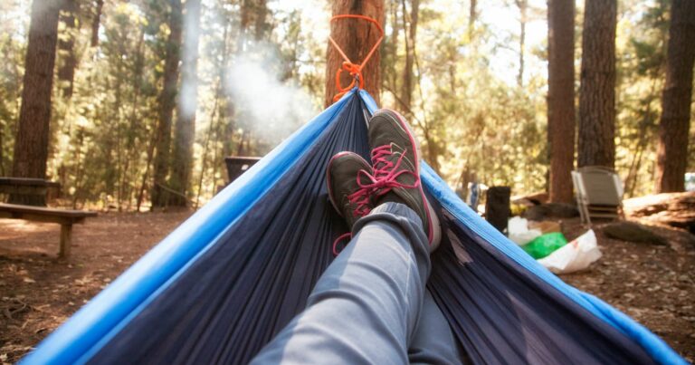 How to Set Up a Camping Hammock with Rope